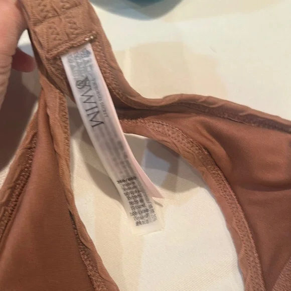 Victoria’s Secret Brown Textured Bikini Top - Picture 3 of 3